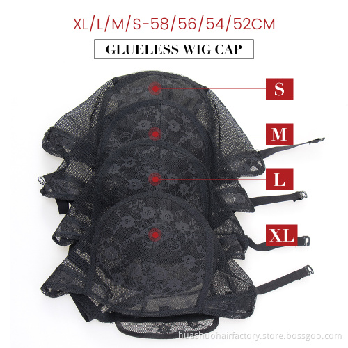 Adjustable Breathable Jew 4*-4 Lace Wig Closure HairNet Caps For Making Wigs